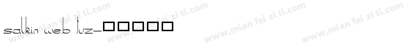 salkin web tvz字体转换